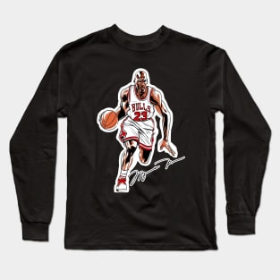 MJ 23 - sketch Long Sleeve T-Shirt